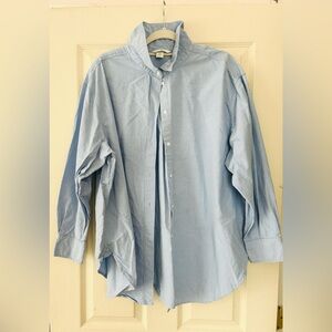 H&M blue button down XL